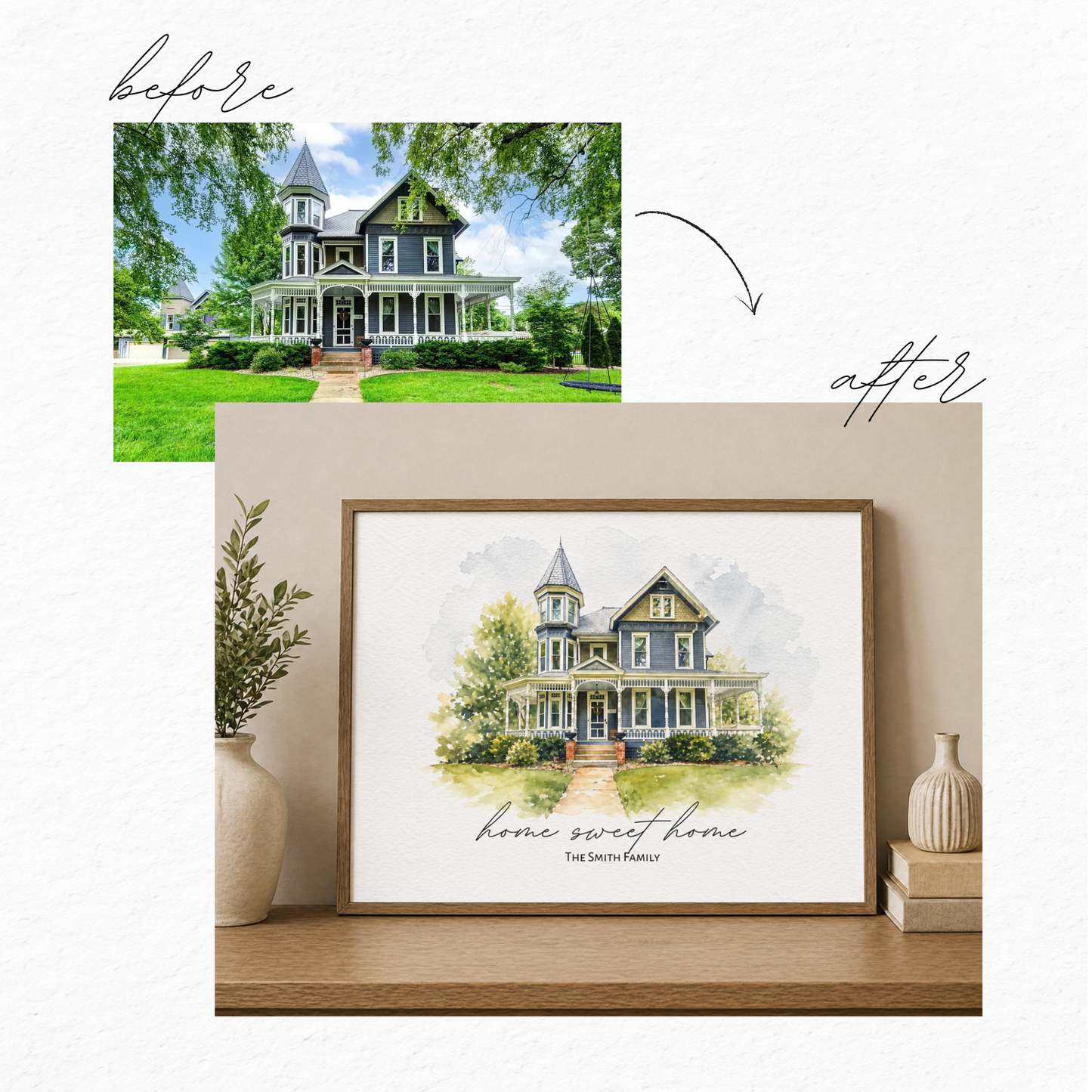 Custom House Portrait – Digital Download