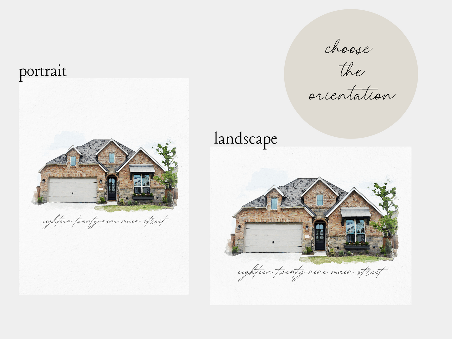 Custom House Portrait